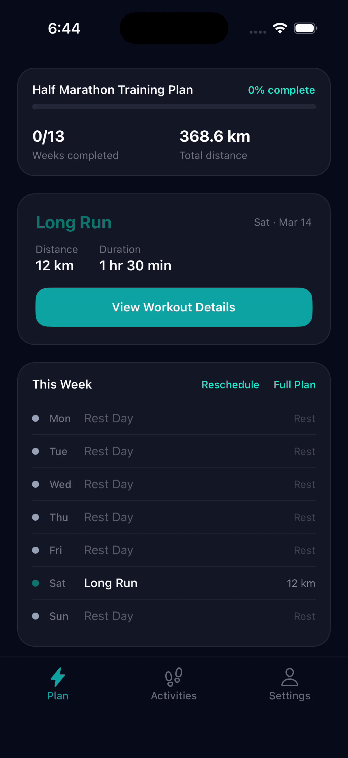 Runova reschedule demo